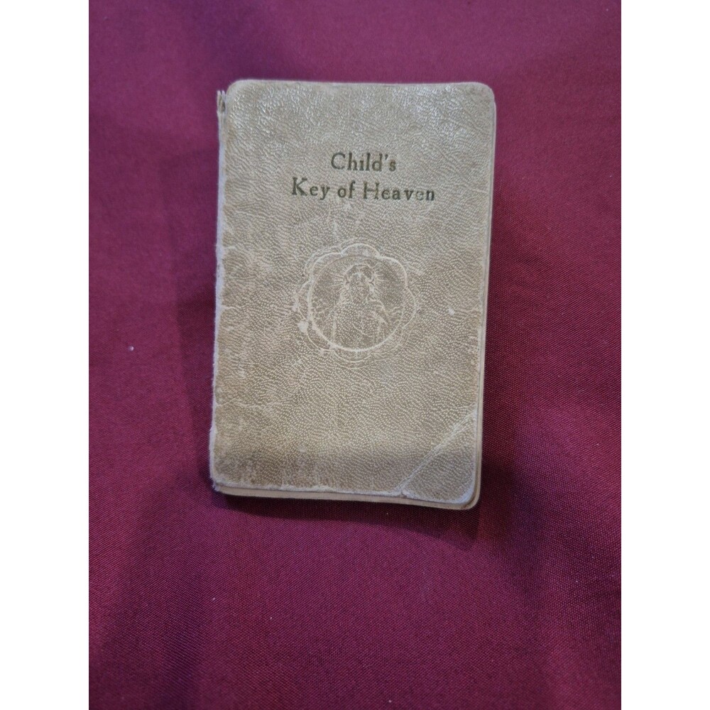 Vintage Child's Key of Heaven Prayer Book Antique Catholic 1940 Pocket Size